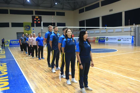 Voleybol üzrə Azərbaycan çempionatında daha bir oyun keçirilib