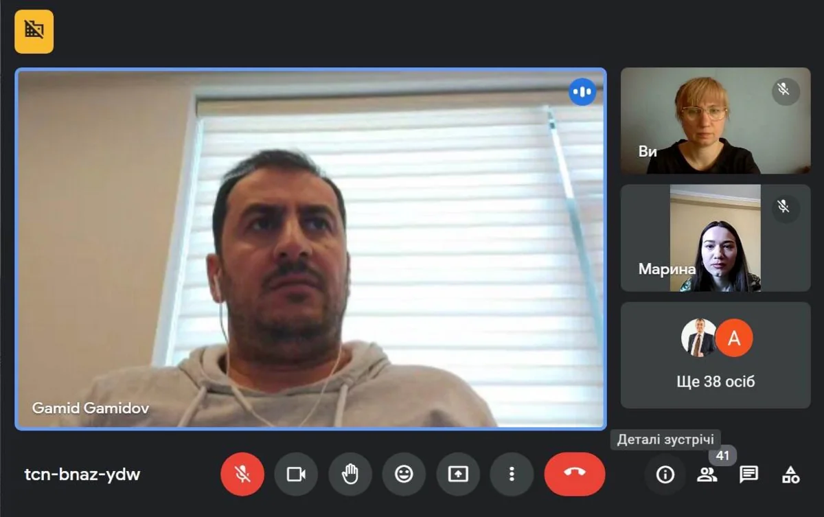 Журналист Гамид Гамидов провел лекцию для украинских студентов