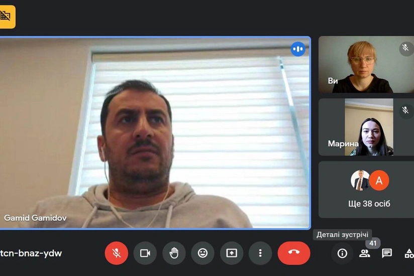 Журналист Гамид Гамидов провел лекцию для украинских студентов