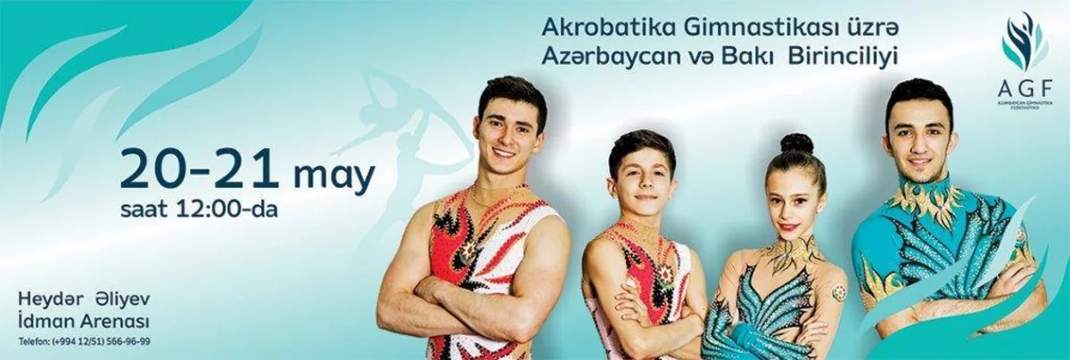 ​Akrobatika gimnastikası üzrə Azərbaycan və Bakı birinciliyi keçiriləcək