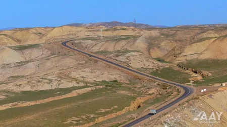 Hacıqabulda 8 kəndi birləşdirən yol yenidən qurulub