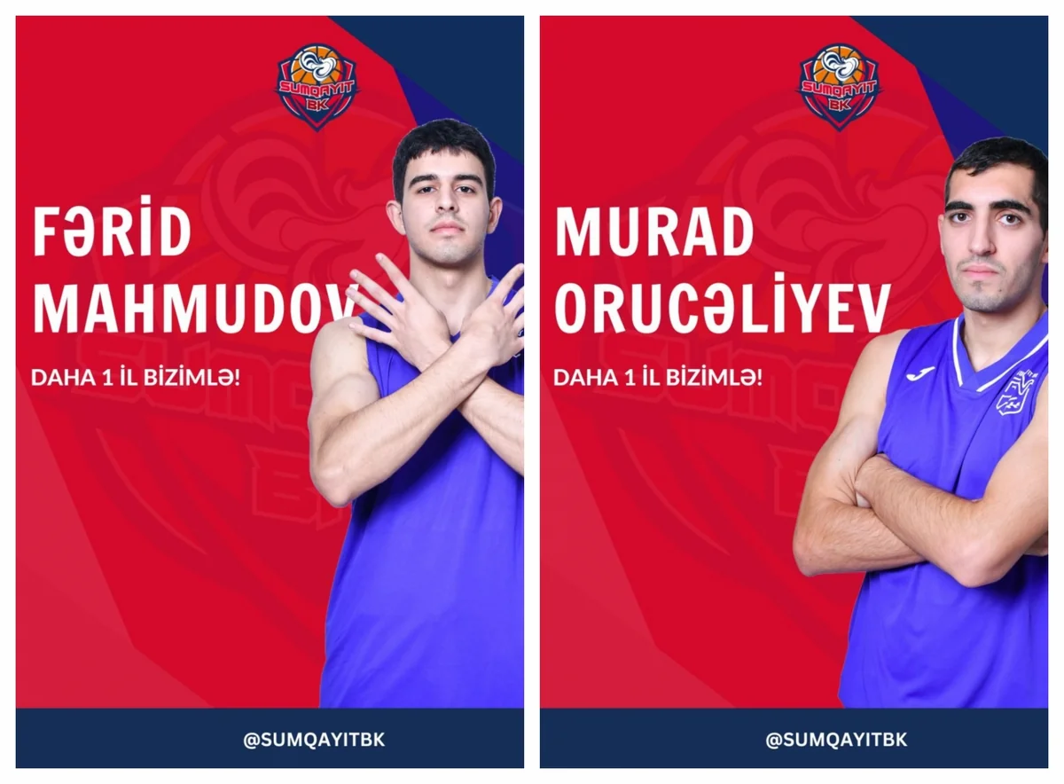 Sumqayıt basketbol komandası iki oyunçusu ilə müqavilə müddətini yeniləyib