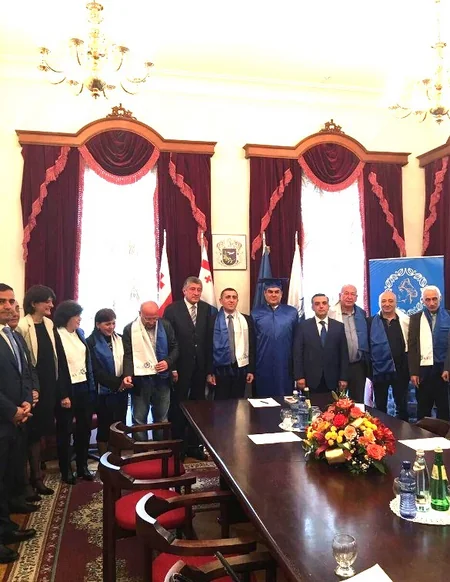 Azərbaycanlı alimə Batumi Dövlət Universitetinin fəxri doktoru diplomu verilib