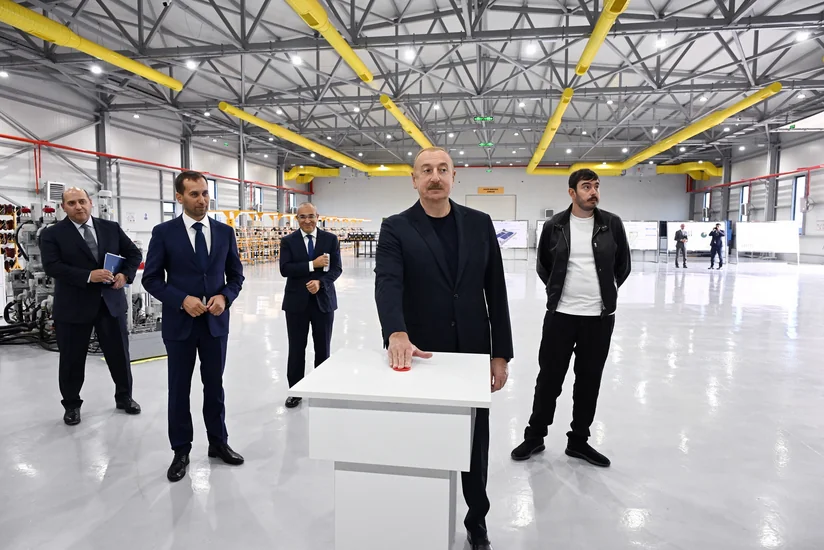 Prezident İlham Əliyev Ağdam Sənaye Parkında görülən işlərlə tanış olub, yeni zavodların açılışlarında iştirak edib