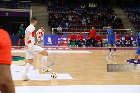 Azərbaycanın futzal millisi Avropa çempionatının əsas mərhələsində Xorvatiyaya məğlub olub