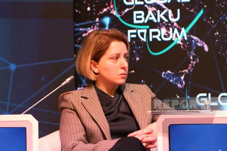 Panel session on new energy and transport corridors in Eurasian zone held within Global Baku Forum