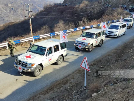 По дороге Ханкенди-Лачын беспрепятственно проехали автомобили МККК