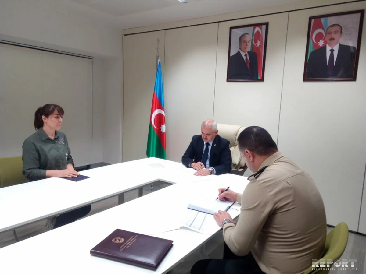 Arzu Rəhimov Qaxda vətəndaşları qəbul edib