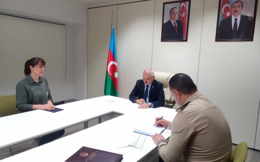 Arzu Rəhimov Qaxda vətəndaşları qəbul edib