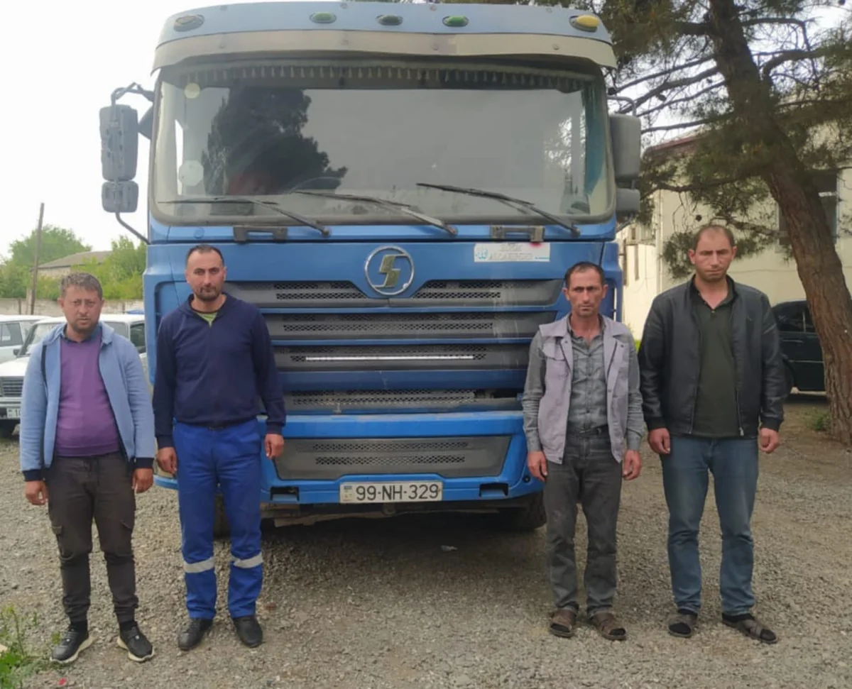 Azad edilmiş ərazilərdən metal tullantıları aparan şəxslər saxlanılıb
