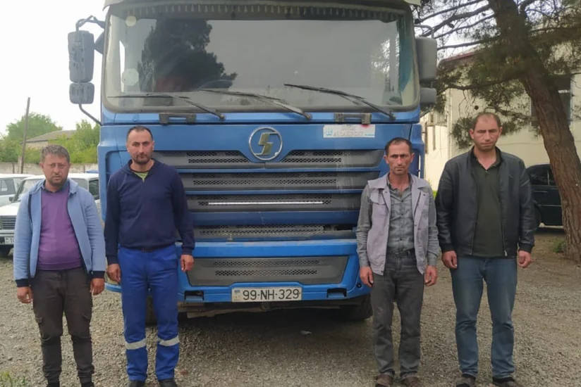 Azad edilmiş ərazilərdən metal tullantıları aparan şəxslər saxlanılıb