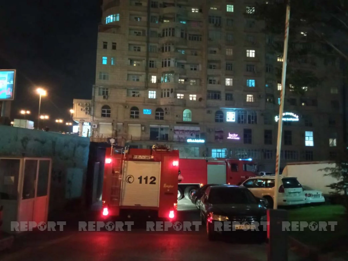 Bakıda yanğın hadisəsi baş verib