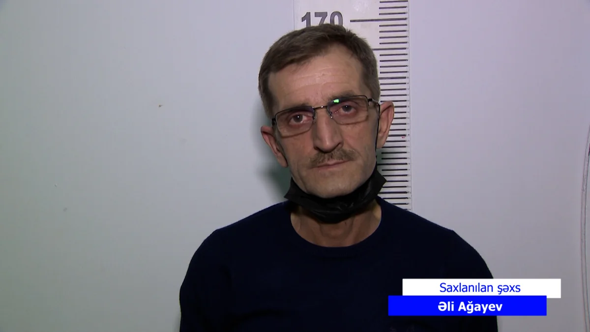 Bakıda silahla gəzən keçmiş məhkum saxlanılıb