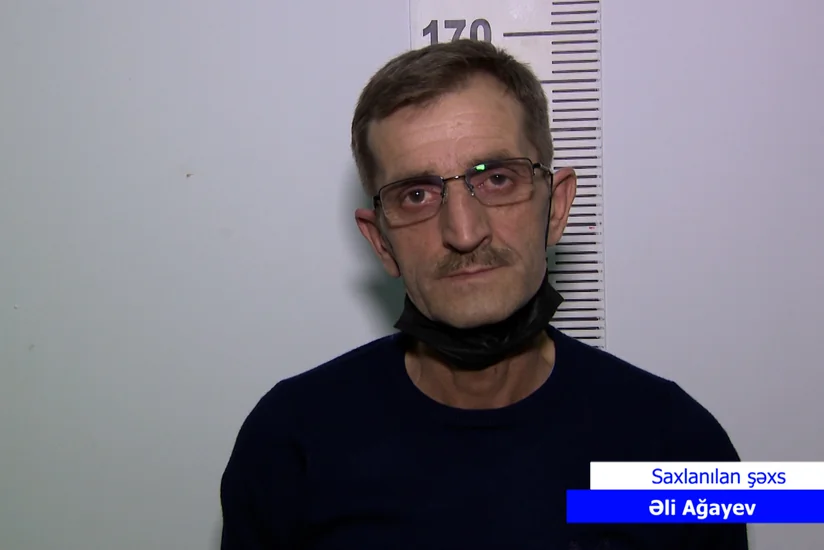Bakıda silahla gəzən keçmiş məhkum saxlanılıb