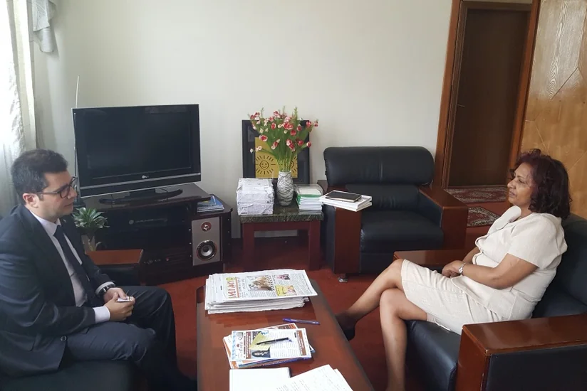 Efiopiyalı nazir Azərbaycan qadınları üçün yaradılan imkanları yüksək qiymətləndirib