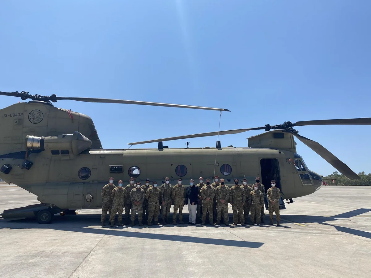 Washington sends two helicopters to assist Turkey's firefighting efforts