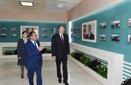 Prezident İlham Əliyev Ceyranbatan Ultrasüzgəcli Sutəmizləyici Qurğular Kompleksinin açılışında iştirak edib
