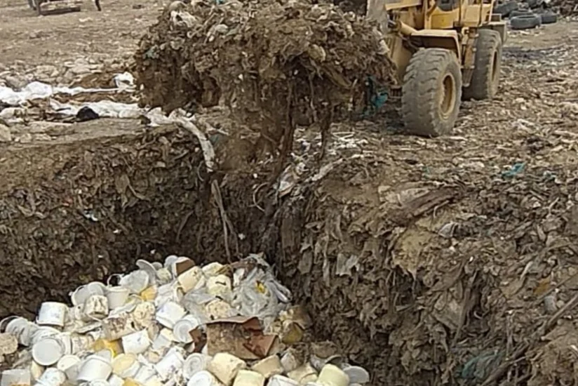 İstehlaka yararsız 15 min kq-dan çox süd məhsulları və qatqıları məhv edilib