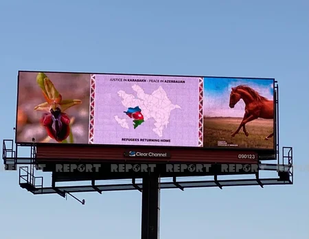 ABŞ-da Qarabağla bağlı lövhələr quraşdırılıb