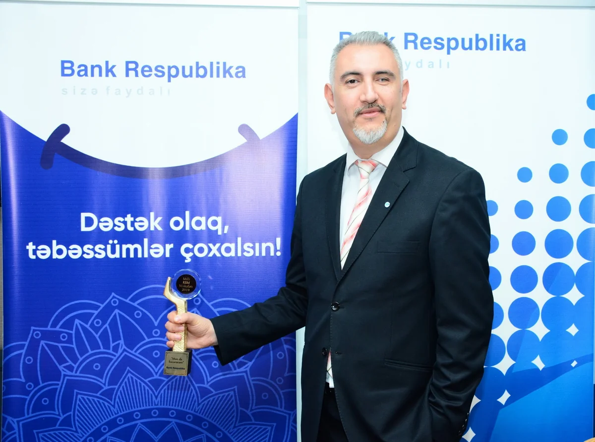 “Bank Respublika” yenidən “Milli KSM” mükafatına layiq görülüb