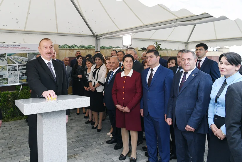 Project of reconstruction of drinking water supply system and building of first ever sewerage network in Lerik completed