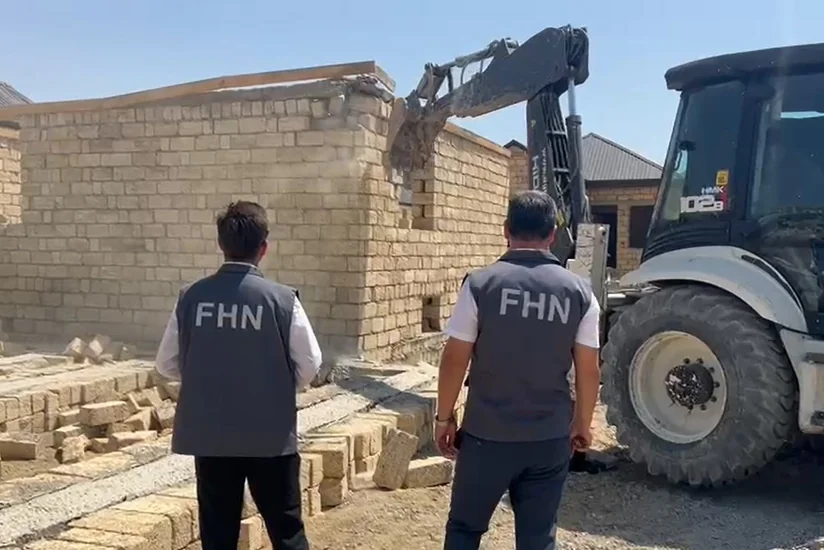Abşeron və Şəmkirdə qanunsuz tikintilərin qarşısı alınıb