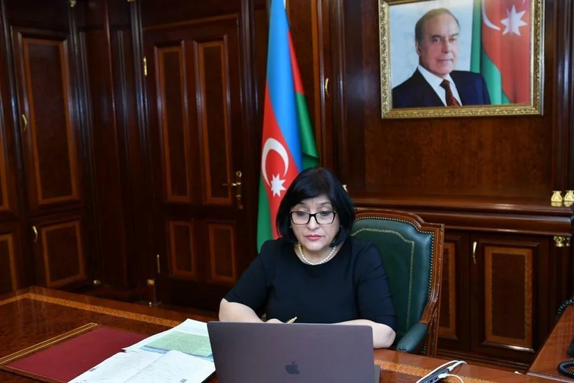 Milli Məclisin Sədri Valentina Matviyenkoya müraciət ünvanlayıb