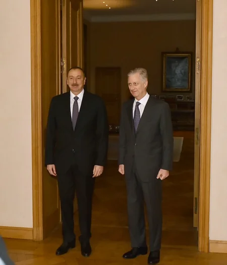 President Ilham Aliyev met with King Philippe of the Belgians