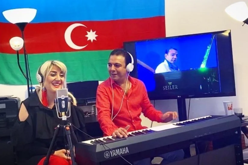 Emil və Leyla Əfrasiyablar virtual konsert proqramı ilə çıxış ediblər