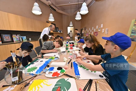 “9 senses” incəsənət mərkəzində uşaqlar üçün “Yaradıcılıq marafonu” keçirilib