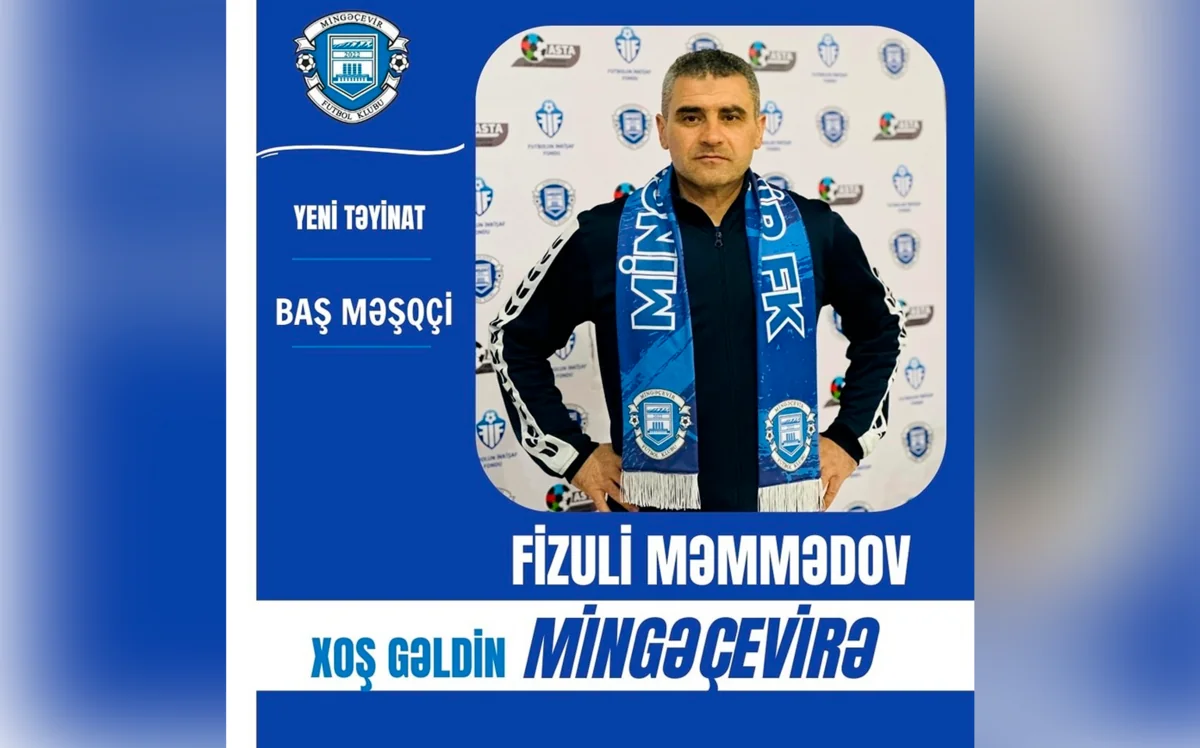 “Mingəçevir yeni baş məşqçisini təqdim edib