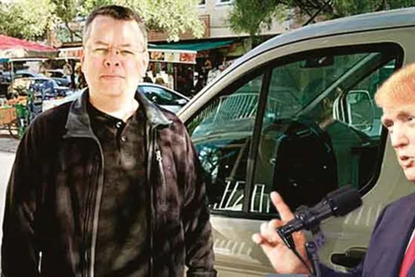 Tramp Türkiyəni casusluqda ittiham olunan amerikalı keşişi azad etməyə çağırıb