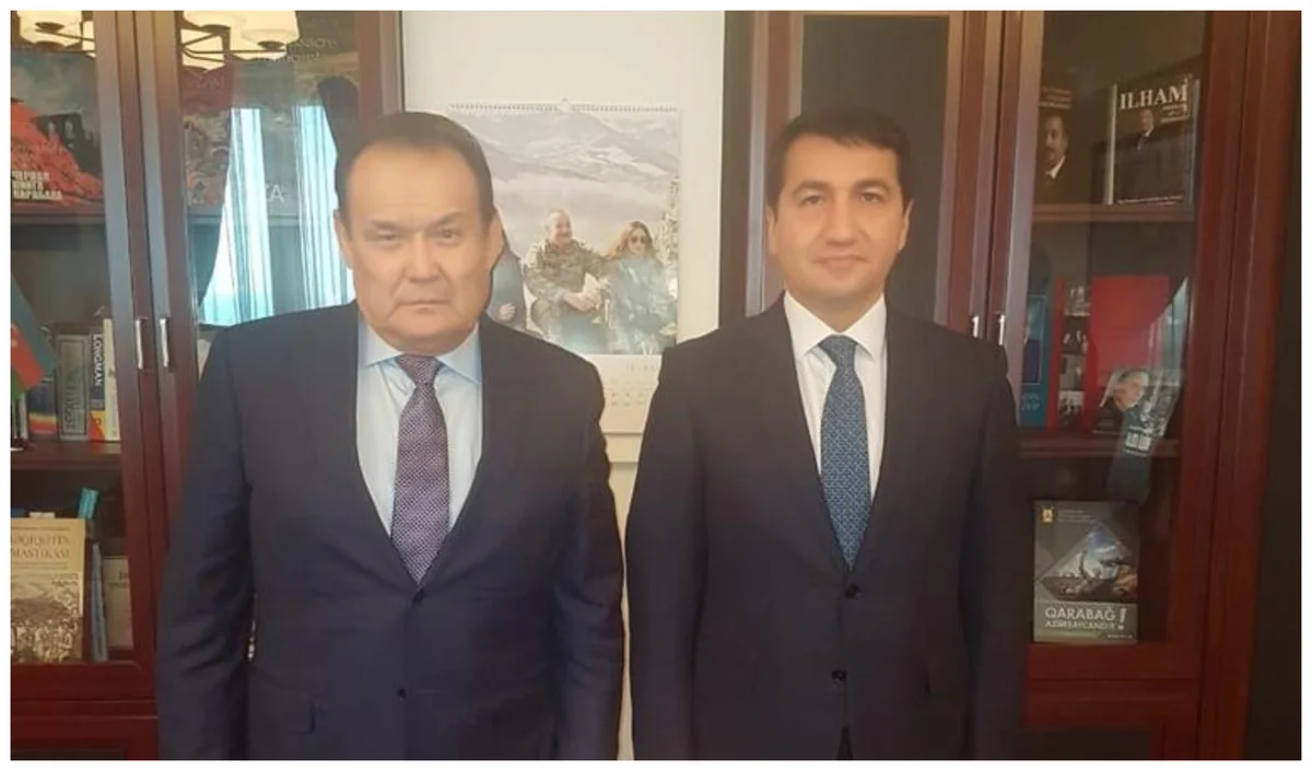 Hikmət Hacıyev Türk Dövlətləri Təşkilatının Baş katibi ilə görüşüb
