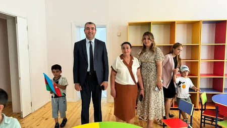 Zabux kəndində ilk uşaq bağçasının açılışı olub