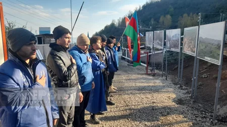 Yüksək əhvali-ruhiyyə: Xankəndi-Laçın yolunda aksiyanın 136-cı günü