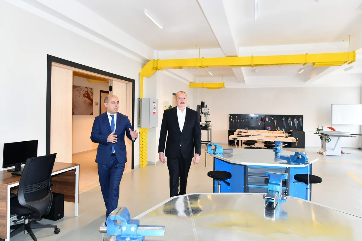 Prezident İlham Əliyev Cəlilabad Dövlət Peşə Təhsil Mərkəzinin açılışında iştirak edib - YENİLƏNİB
