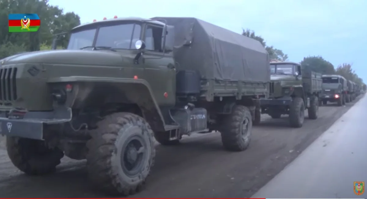 Military equipment left by enemy on the battlefield
