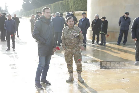 Daşaltı şəhidlərinin məzarı ziyarət olunub