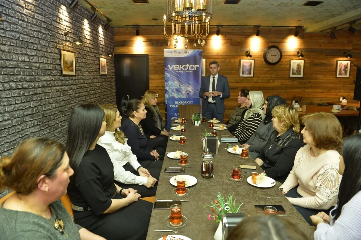 “Bank Respublika” regionlarda qadın sahibkarlarla görüşlər keçirdi
