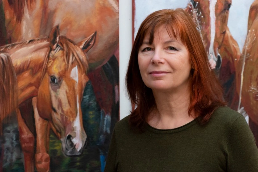 Latvian artist: Grace of Karabakh horses fascinated me