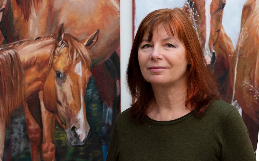 Latvian artist: Grace of Karabakh horses fascinated me