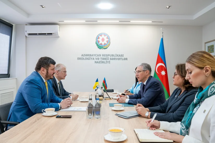 Muxtar Babayev Ukrayna səfiri ilə COP29-a hazırlığı müzakirə edib