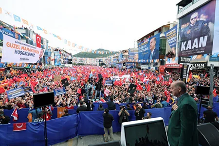 Эрдоган выступил на митинге в Анкаре: 14 мая народ сделает выбор по велению своего сердца