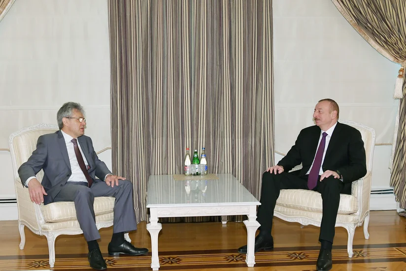 President Ilham Aliyev receives president of Russian Academy of Sciences