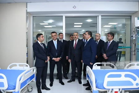 Mərkəzi Neftçilər Xəstəxanasının Anesteziologiya, reanimasiya və intensiv terapiya şöbəsi əsaslı təmir olunub