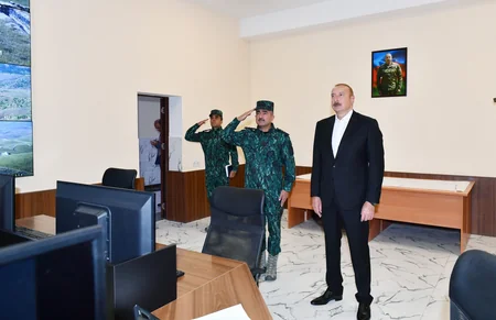 Prezident İlham Əliyev Qazaxa səfər edib