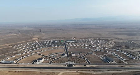 İlham Əliyev və birinci xanım Ağdamın Sarıcalı kəndinin ilk mərhələsinin açılışında iştirak edib - YENİLƏNİB-3