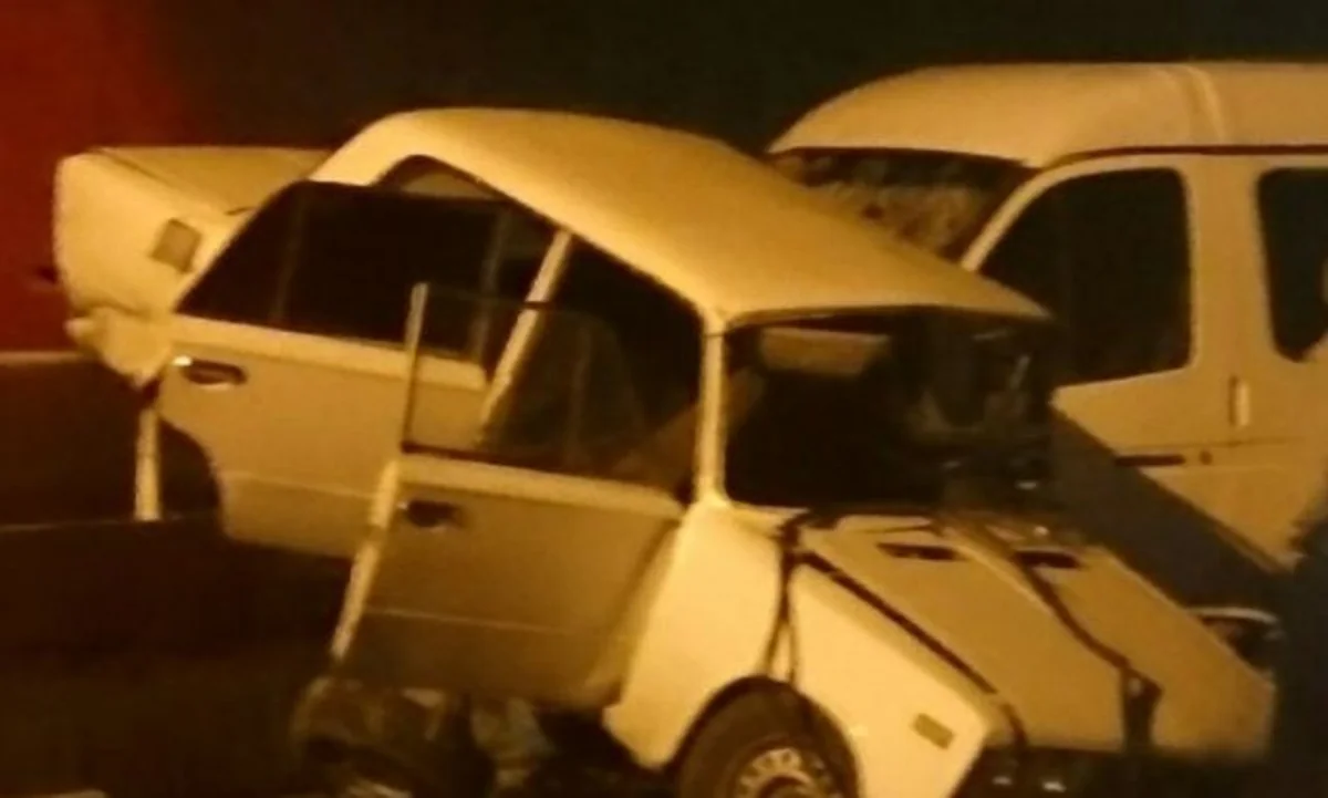 Biləsuvarda iki maşın toqquşub, 1 nəfər yaralanıb