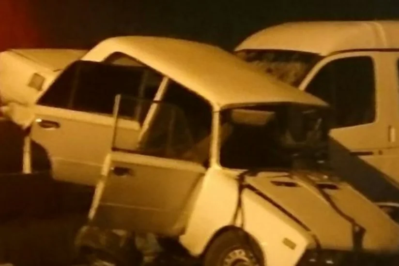 Biləsuvarda iki maşın toqquşub, 1 nəfər yaralanıb