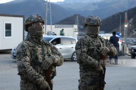 Protesters standing their ground although Khankandi-Lachin road is open